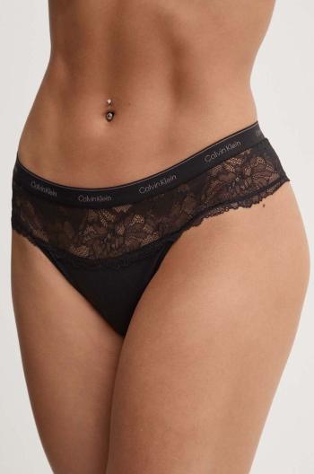 Tangá Calvin Klein Underwear čierna farba, 000QF7980E