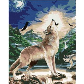 Maľovanie podľa čísel – Vyjúci vlk (Howard Robinson) (HRAbz33393nad)