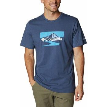 Columbia  Tielka a tričká bez rukávov Path Lake Peak Graphic  Modrá