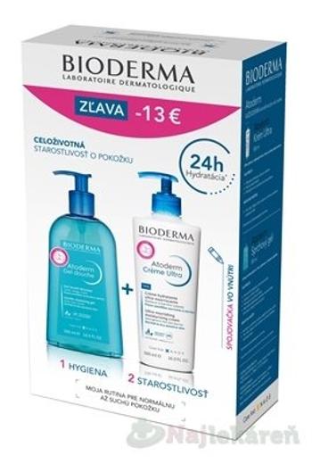 BIODERMA Atoderm BALÍK Krém Ultra 500ml + Sprchový gél 500ml