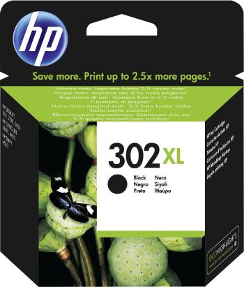 HP 302 XL Ink cartridge  originál čierna F6U68AE náplň do tlačiarne