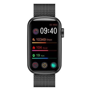 GARETT ELECTRONICS Smartwatch Wave RT čierna oceľ chytré hodinky