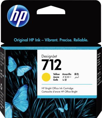 HP Ink cartridge 712 originál Single žltá 3ED69A