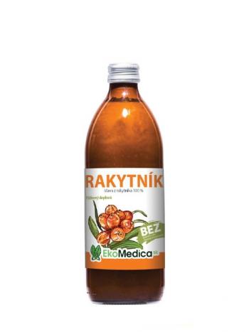 Šťava z rakytníka 100% EKOMEDICA 500 ml