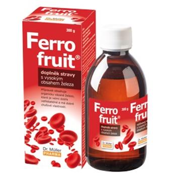 Dr. Müller Pharma FERRO FRUIT Sirup s vysokým obsahom železa 300 g