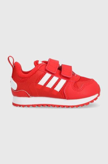 Detské tenisky adidas Originals červená farba