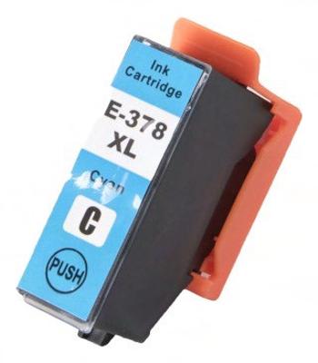 EPSON T3782-XL (T3782XL) - kompatibilná cartridge, azúrová, 13ml