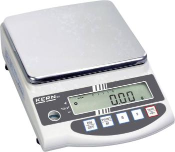 Kern EG 2200-2NM presná váha  Max. váživosť 2.2 kg Rozlíšenie 0.1 g 230 V, napájanie z akumulátora strieborná