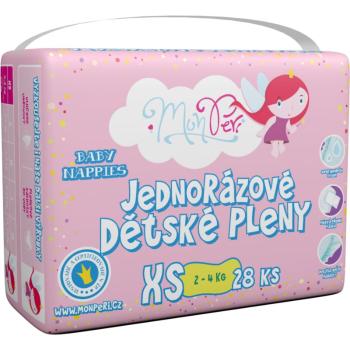 MonPeri Klasik Size XS jednorazové plienky 2-4 kg 28 ks