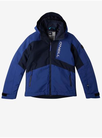 Tmavomodrá detská zimná bunda s kapucou O'Neill Hammer Jr Jacket