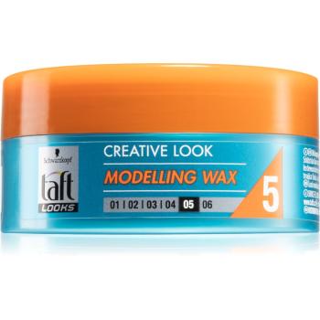 Schwarzkopf Taft Looks Creative modelovací vosk ultra silná fixácia 75 ml