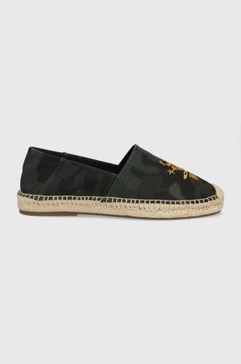 Espadrilky Polo Ralph Lauren Cevio zelená farba