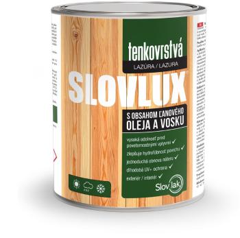 SLOVLUX - Tenkovrstvá lazúra na drevo orech svetlý (slovlux) 0,7 L