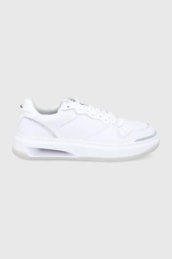 Topánky Karl Lagerfeld biela farba