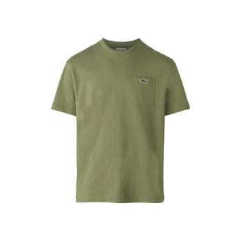 Lacoste  Chest Pocket Cotton T-Shirt Khaki  Tričká a polokošele Zelená