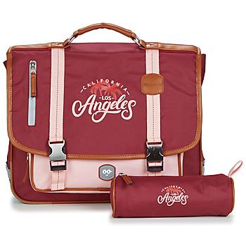 Ooban's  Školské tašky a aktovky FUNNY LOS ANGELES CARTABLE 38 CM  Ružová