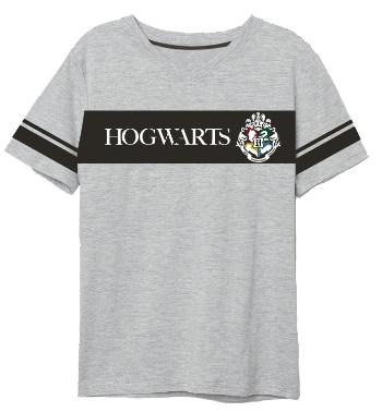 EPlus Pánske tričko Harry Potter - Rokfort sivé Veľkosť - dospelý: M