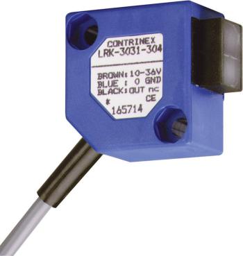 Reflexná optická závora CONTRINEX LRK-3031-304, dosah 2000 mm, kábel 2 m