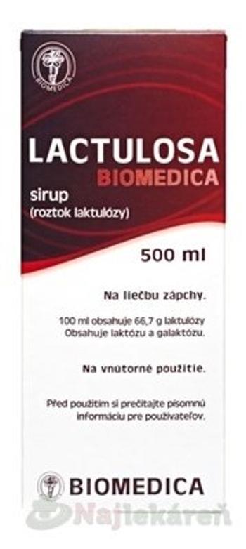 LACTULOSA BIOMEDICA sirup 1x500 ml
