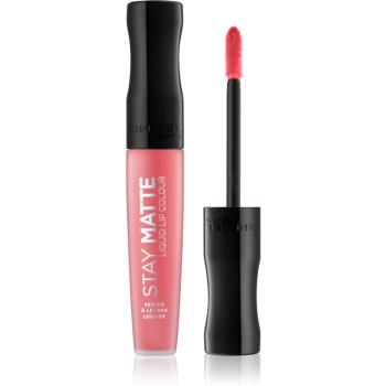 Rimmel Stay Matte matný tekutý rúž odtieň 600 Coral Sass 5.5 ml