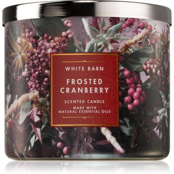 Bath & Body Works Frosted Cranberry vonná sviečka I. 411 g