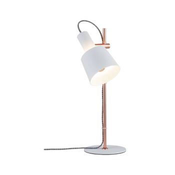 Paulmann Neordic Haldar lampa na písací stôl LED  E14 20 W  meď matná, biela