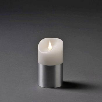 Konstsmide 1820-300 LED sviečka z vosku   biela teplá biela