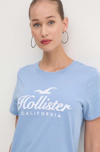 Bavlnené tričko Hollister Co. dámske, KI357-3285