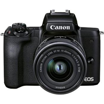 Canon EOS M50 Mark II čierny + EF-M 15-45 mm IS STM (4728C007)