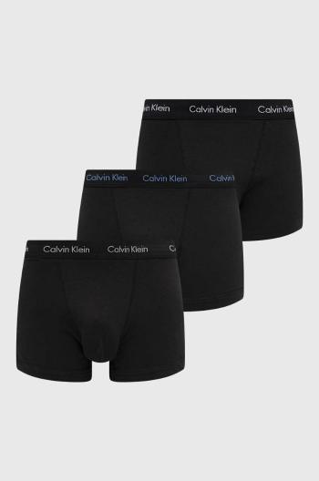 Boxerky Calvin Klein Underwear 3-pak pánske, čierna farba