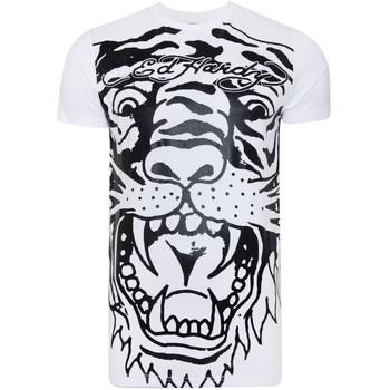 Ed Hardy  Tričká s krátkym rukávom Big-tiger t-shirt  Biela