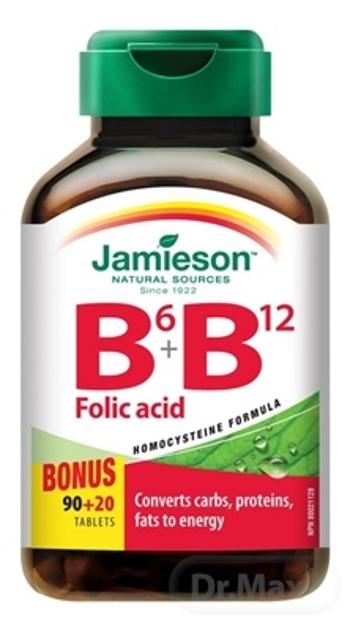 Jamieson Vitamíny B6, B12 A Kyselina Listová