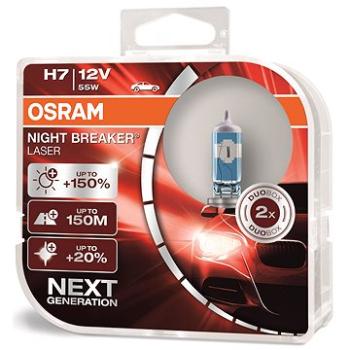 OSRAM H7 Night Breaker Laser Next Generation + 150 %, 2 ks (64210NL-HCB)