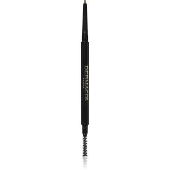 Dermacol Eyebrow Micro Styler automatická ceruzka na obočie s kefkou odtieň No.02 0,1 g