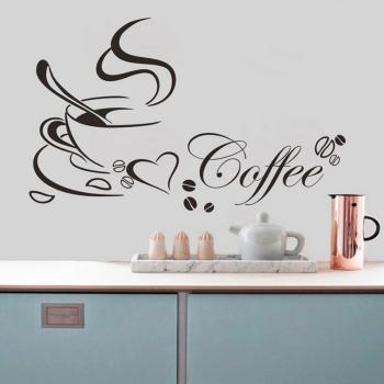 Samolepka na stenu/Tapeta Coffee KP16511
