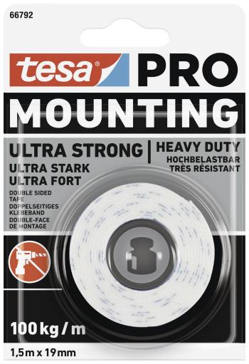 tesa Mounting PRO Ultra Strong 66792-00000-00 montážna páska  biela (d x š) 1.5 m x 19 mm 1 ks