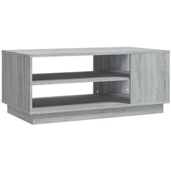 SHUMEE Konferenčný stolík sivý sonoma 102 × 55 × 43 cm drevotrieska, 813084