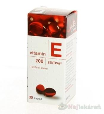 Vitamin E 200-Zentiva cps.mol.30 x 200 mg