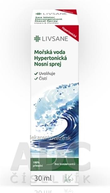 LIVSANE Morská voda  hypertonická nosový sprej 1x30 ml