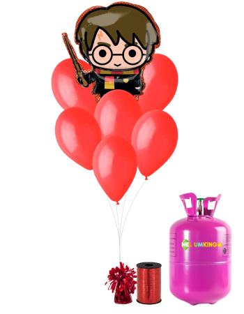 HeliumKing Hélium párty set - Harry Potter červený