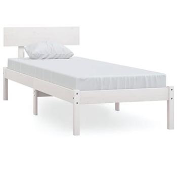 Rám postele biely masívna borovica 90 × 200 cm, 810133
