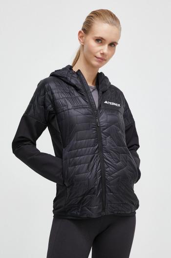 Športová bunda adidas TERREX Xperior Varilite Hybrid PrimaLoft čierna farba, IB4203