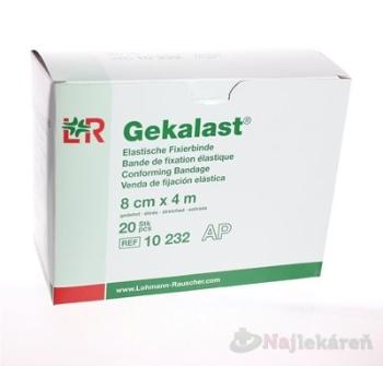 GEKALAST HYDROF. ELAST. FIXAČNÝ OBVAZ 8cmx4m 20ks