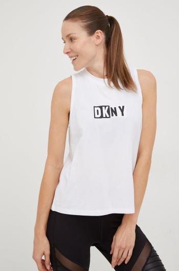 Top Dkny dámsky, biela farba,