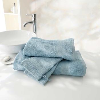 Blancheporte Froté súprava kúpeľňového textilu 350 g/m2 modrá 2x15x21cm