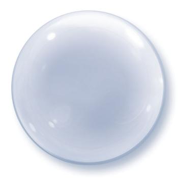 Qualatex Priehľadná dekoratívna bublina - balón
