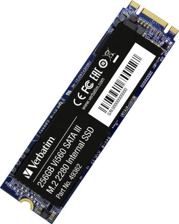 Verbatim Vi560 256 GB interný SSD disk SATA M.2 2280 M.2 SATA 6 Gb / s Retail 49362