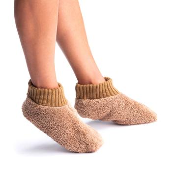 Ponožky na spanie, hnedé (39-42)