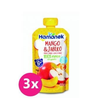 3x HAMÁNEK Mango & jablko 100 g