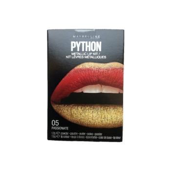 Maybelline New York  Python Metallic Lipstick Kit  Paletky pre líčenie očí Červená